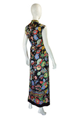 1972 Silk Print Adele Simpson Dress