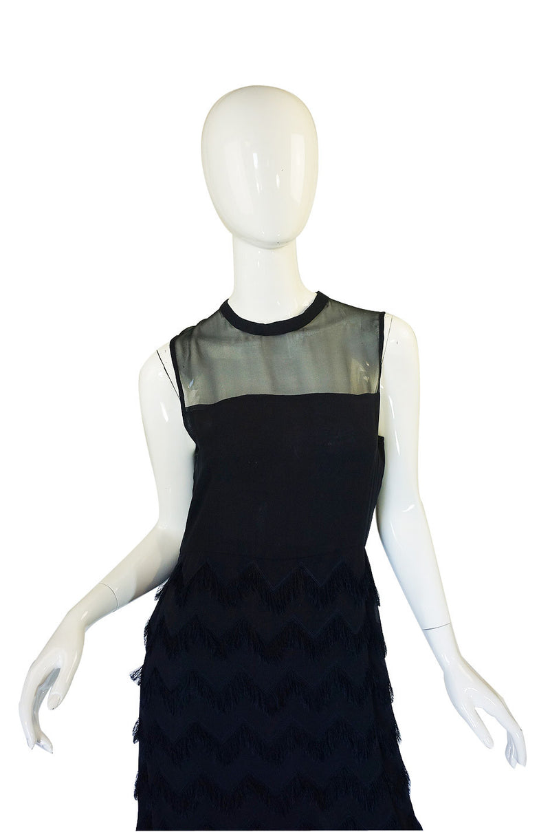 1980s Bill Blass Silk Chiffon Dress