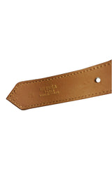 1993 Auth Hermes Brown Leather Belt