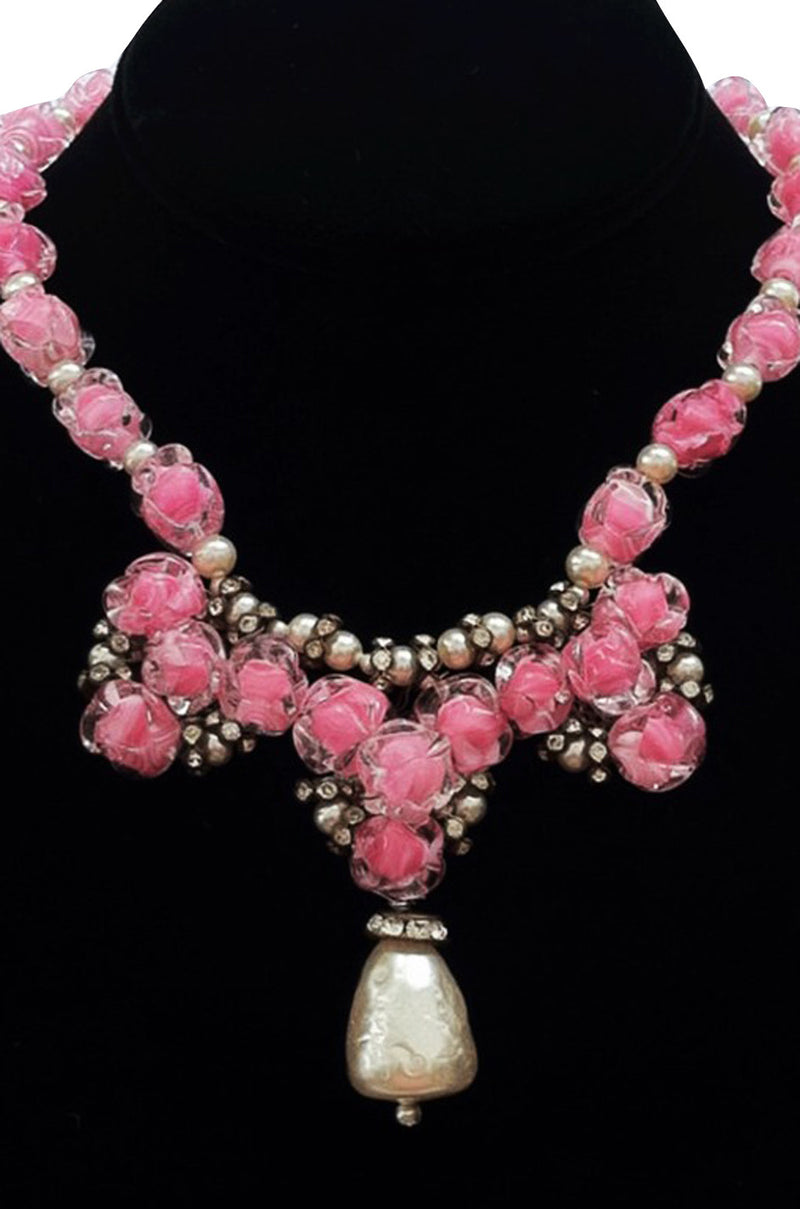 Fine Glass LOUIS ROUSSELET Necklace ca.1950