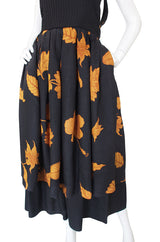 1970s Valentino Strapless Linen Dress