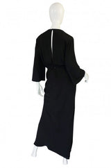 1990s Sleek Gianfranco Ferre Silk Gown