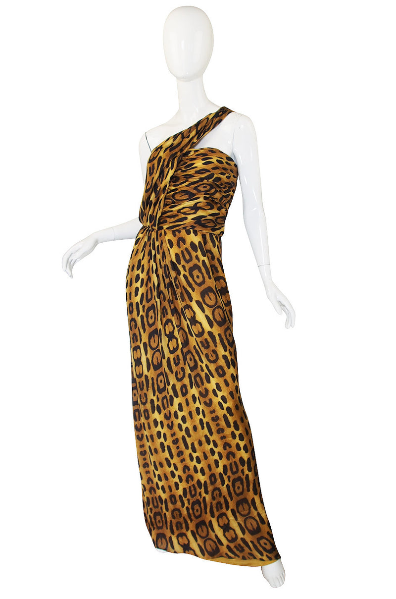 Fall 2009 Leopard Oscar de la Renta Runway Gown