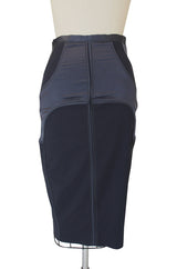 Tom Ford for Gucci Grey-Blue Fitted Skirt