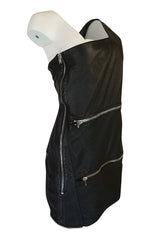 S/S 2016 Saint Laurent by Hedi Slimane Runway Leather Zipper Dress