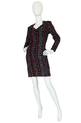 Runway F/W 1988-89 Patrick Kelly Multi Color Bow Dress