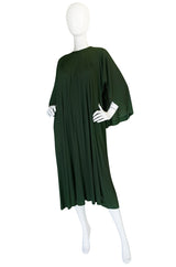 c.1980 Jean Muir Cape Back Museum Piece Dress