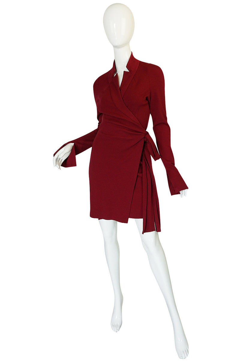 Recent Red Diane Von Furstenberg Wrap Dress