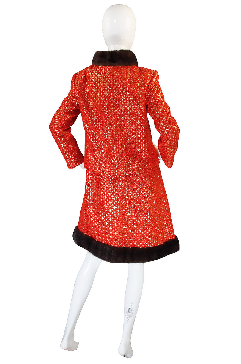 c1968 Oscar de la Renta Museum Dress & Jacket