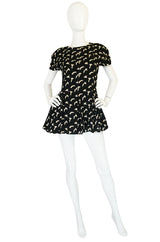 1980s Multi-Length Genny Puffed Bubble Skirt Dress