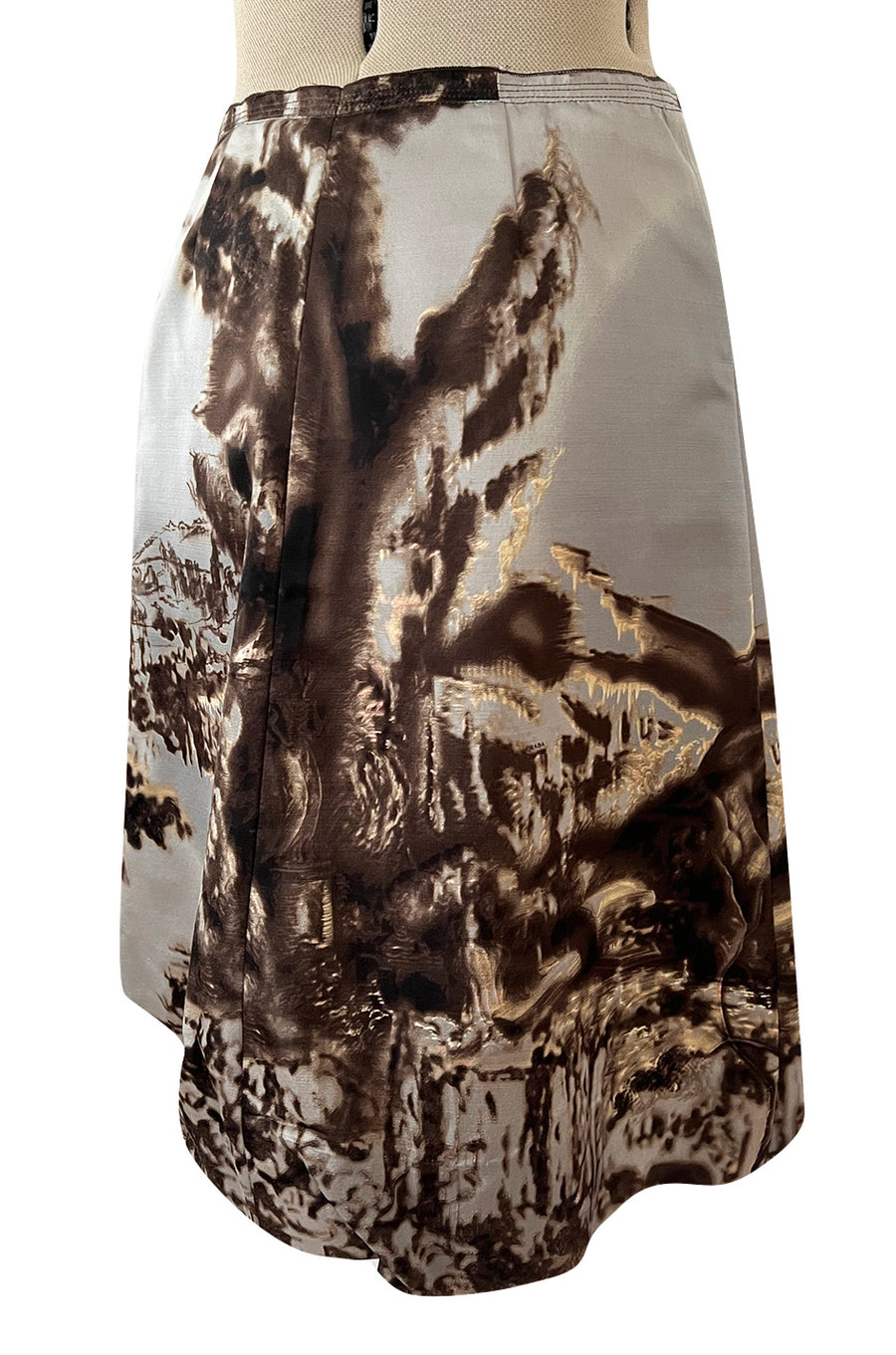 Prada FROM THE RUNWAY Tricotine skirt 関税込 Prada Tricotine Skirt | Orange | FARFETCH