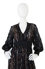 Exceptional 1960s Sequin Donald Brooks Dress