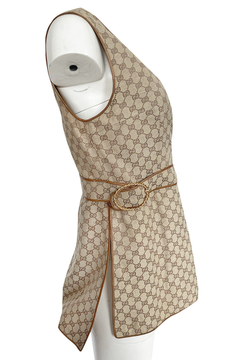 GG tweed and lamÃ© minidress