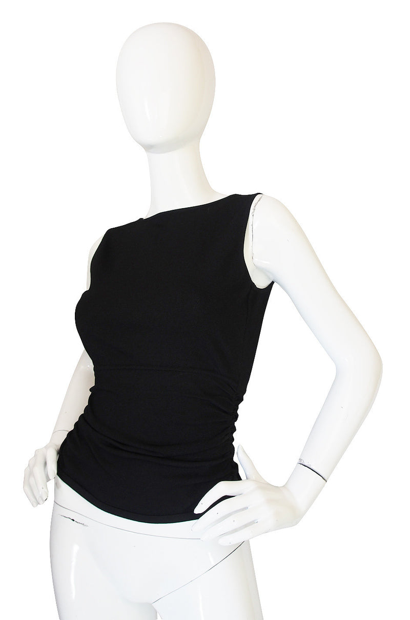 c1996 Tom Ford for Gucci Black Knit Tank Top