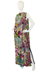 Incredible 1960s Sequin & Bead Maxi Dress