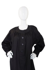 1980s Yves Saint Laurent Painters Smock Dress