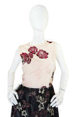 Recent Dolce & Gabbana Puffed Lame Floral Dress
