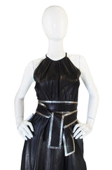 Exceptional & Rare 1972 Jean Muir Leather Dress