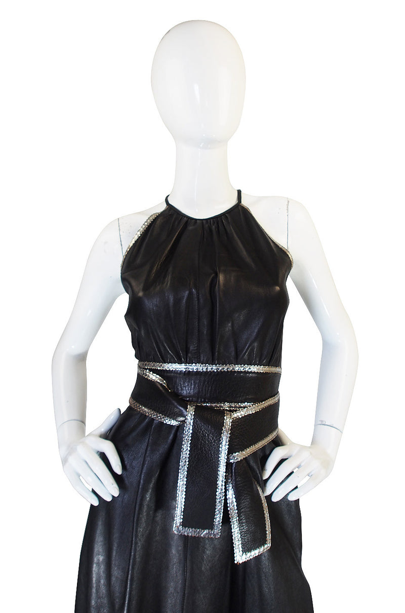 Exceptional & Rare 1972 Jean Muir Leather Dress