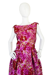 Recent NWT Christian Dior Pink Floral Silk Dress