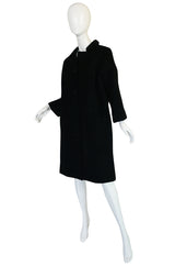 c1962-63 Cristobal Balenciaga Haute Couture Cashmere Coat