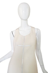 Recent Chado Ralph Rucci Silver & White Dress