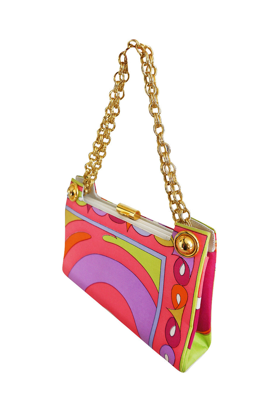 1960s Bright Silk Emilio Pucci Print Bag & Scarf – Shrimpton Couture