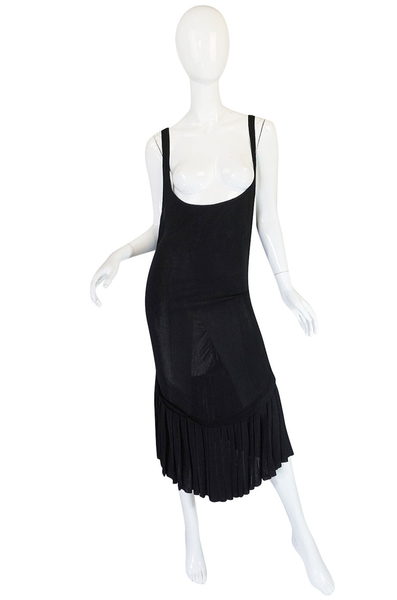 Spring 1990 Azzedine Alaia Scooped Front "Fishtail"Dress