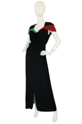 Late 1930s Eisenberg & Sons Originals Heart Sequin Dress
