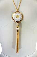 Versace Medusa Medallion Chain Necklace