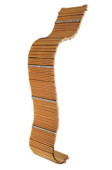1970s Marvin Schluger Diamond Rose Gold Cuff