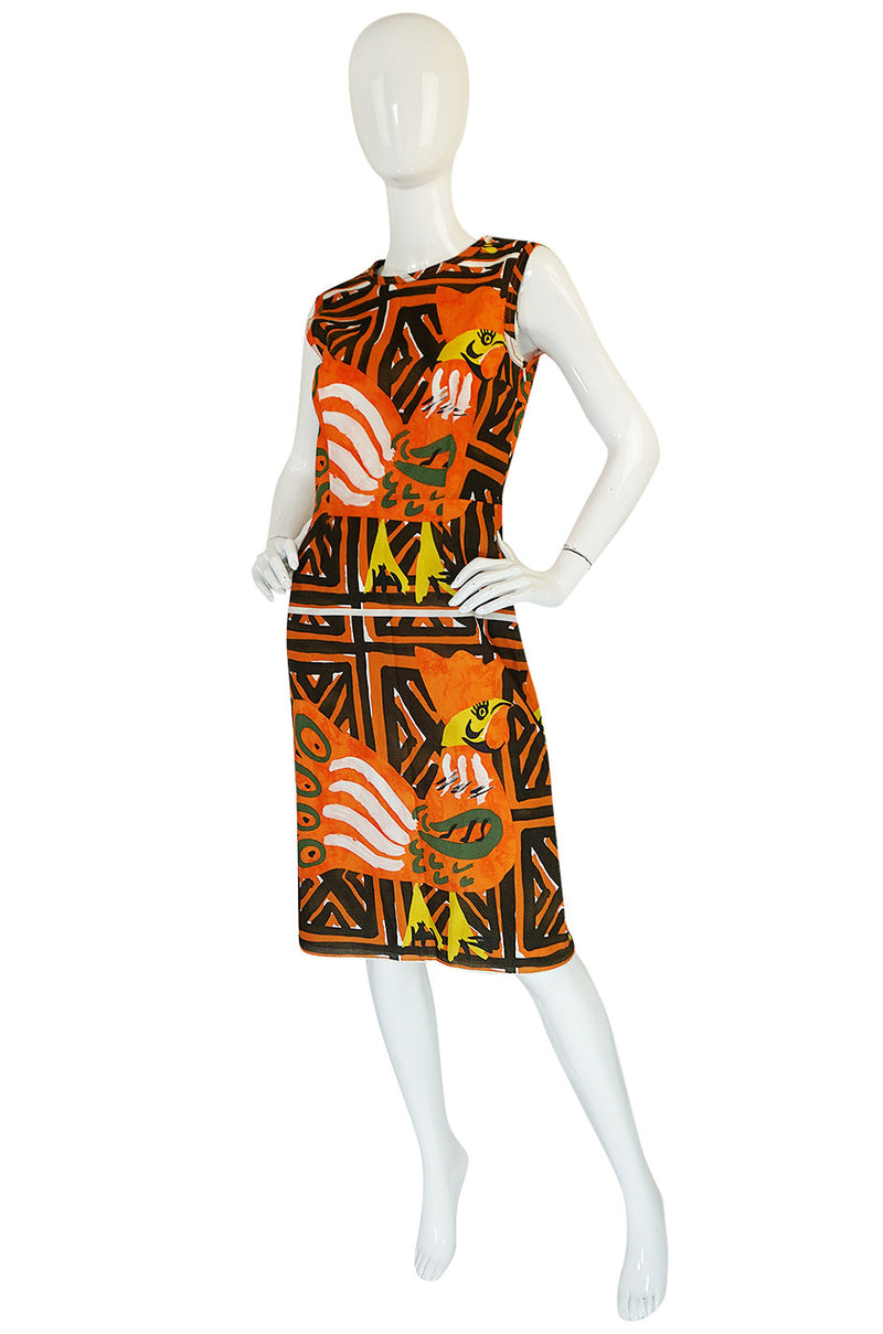 Resort 2010 Collection Printed Prada Fitted Shift Dress