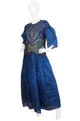 1987 "Secrets Of the Nile" Zandra Rhodes Beaded Gown