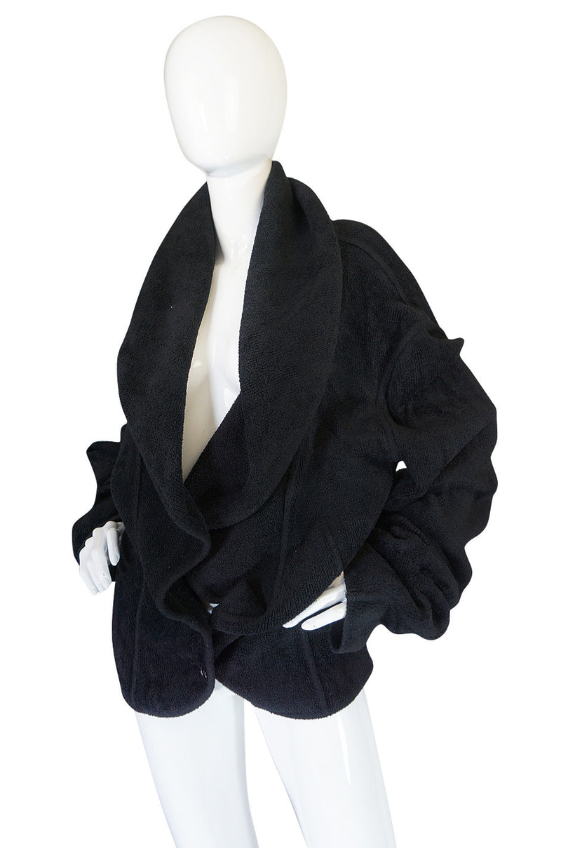 Fall 1991 Alaia Oversized Chenille Sweater Jacket