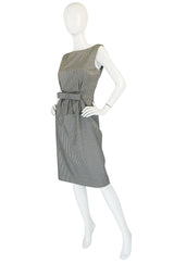 1990s John Galliano for Christian Dior Fitted Check Dress