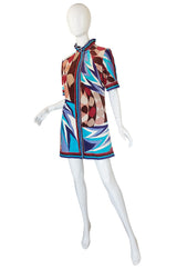 1960s Pucci Terry Cloth Mini Dress or Cover Up