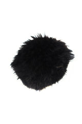 1990s Statement Making Burberry Black Fur Hat