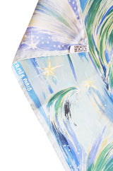 Hermes 'Feu Du Ciel' by Kwumi Sefedin Silk Pocket Scarf