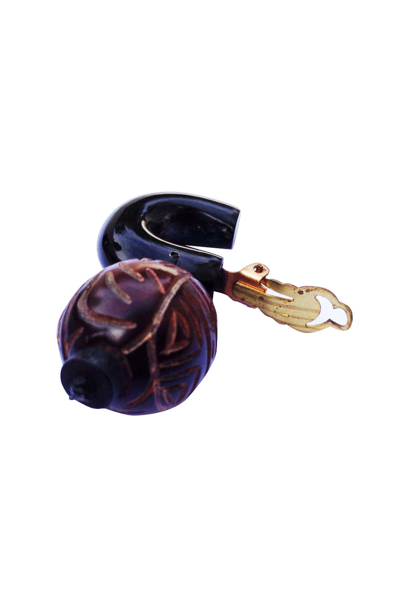 1970s Yves Saint Laurent Ear Clips