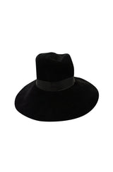 Iconic 1970s Yves Saint Laurent Wide Brim Hat