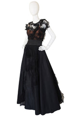 Rare 1942 "It's Not True" Adrian Silk & Lace Gown