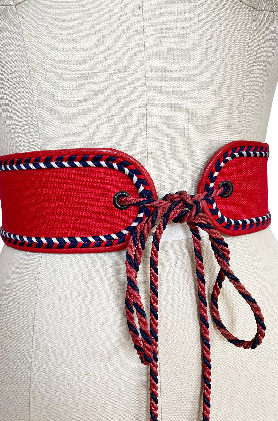 1976-77 Yves Saint Laurent Russian Collection Red Braided  display picture 2