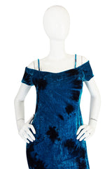 1990s Romeo Gigli Velvet & Disc Dress & Clutch