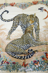 c2000 Hermes Silk Scarf "Jungle Love" by Robert Dallet
