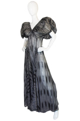 1970s Yves Saint Laurent Silk Dress with Exceptional Lines