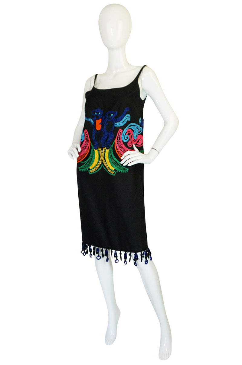 Look 29 S/S 2011 Prada Runway Embroidered Monkey Dress