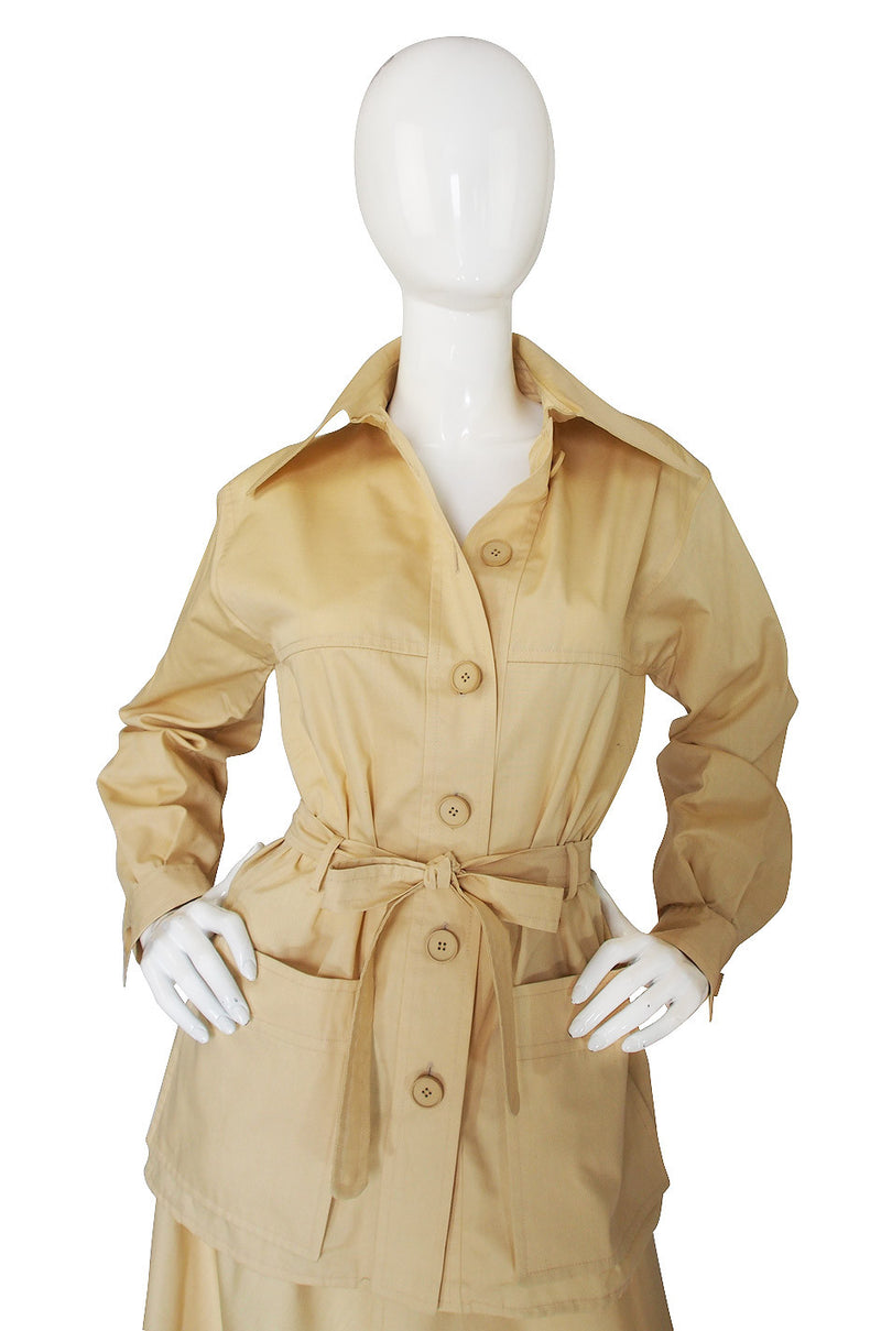 1970s Emanuel Ungaro Chic Safari Suit