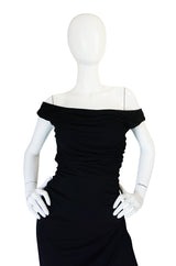 Extraordinary 1940s Ceil Chapman Attr Jersey Dress