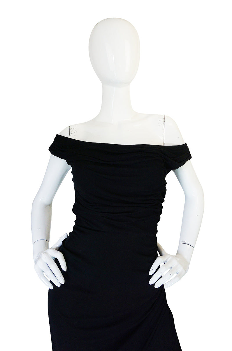 Extraordinary 1940s Ceil Chapman Attr Jersey Dress