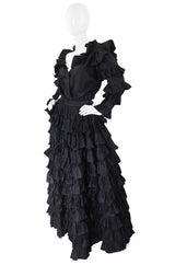 1983/4 Important Ruffled Yves Saint Laurent Set